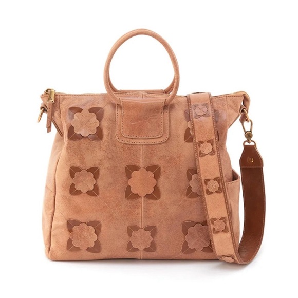 HOBO SHEILA BUFFED LARGE SATCHEL - NWT TAN - Picture 2 of 7